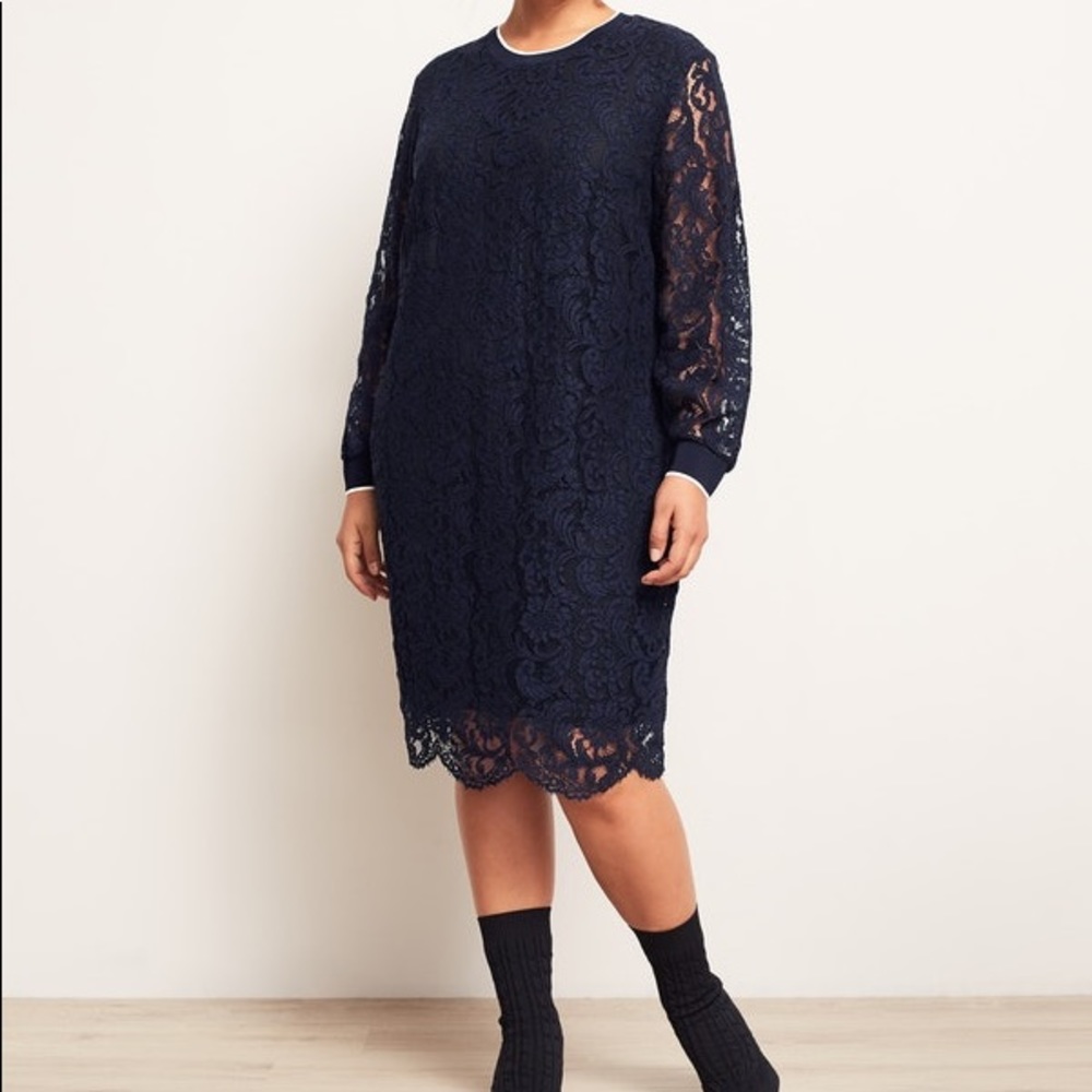 ✅Ralph Lauren Long Sleeve Lace Dress NWT